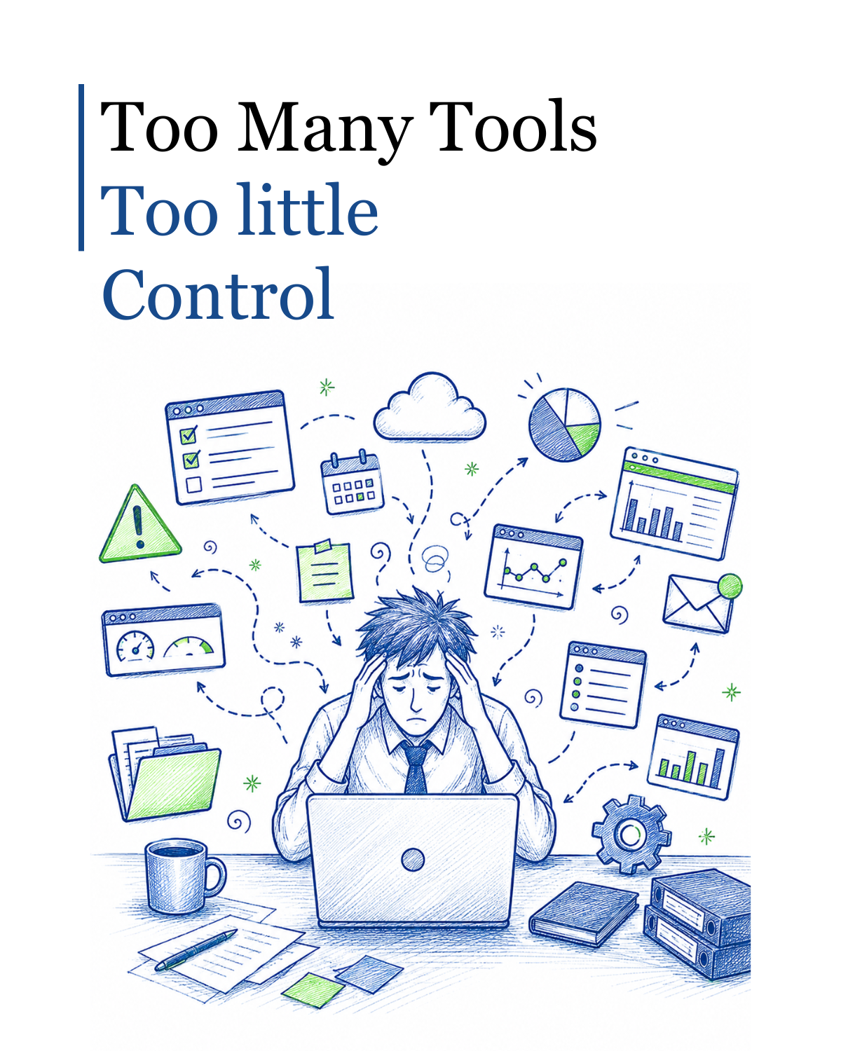 ERP readiness article about fragmented systems and operational control